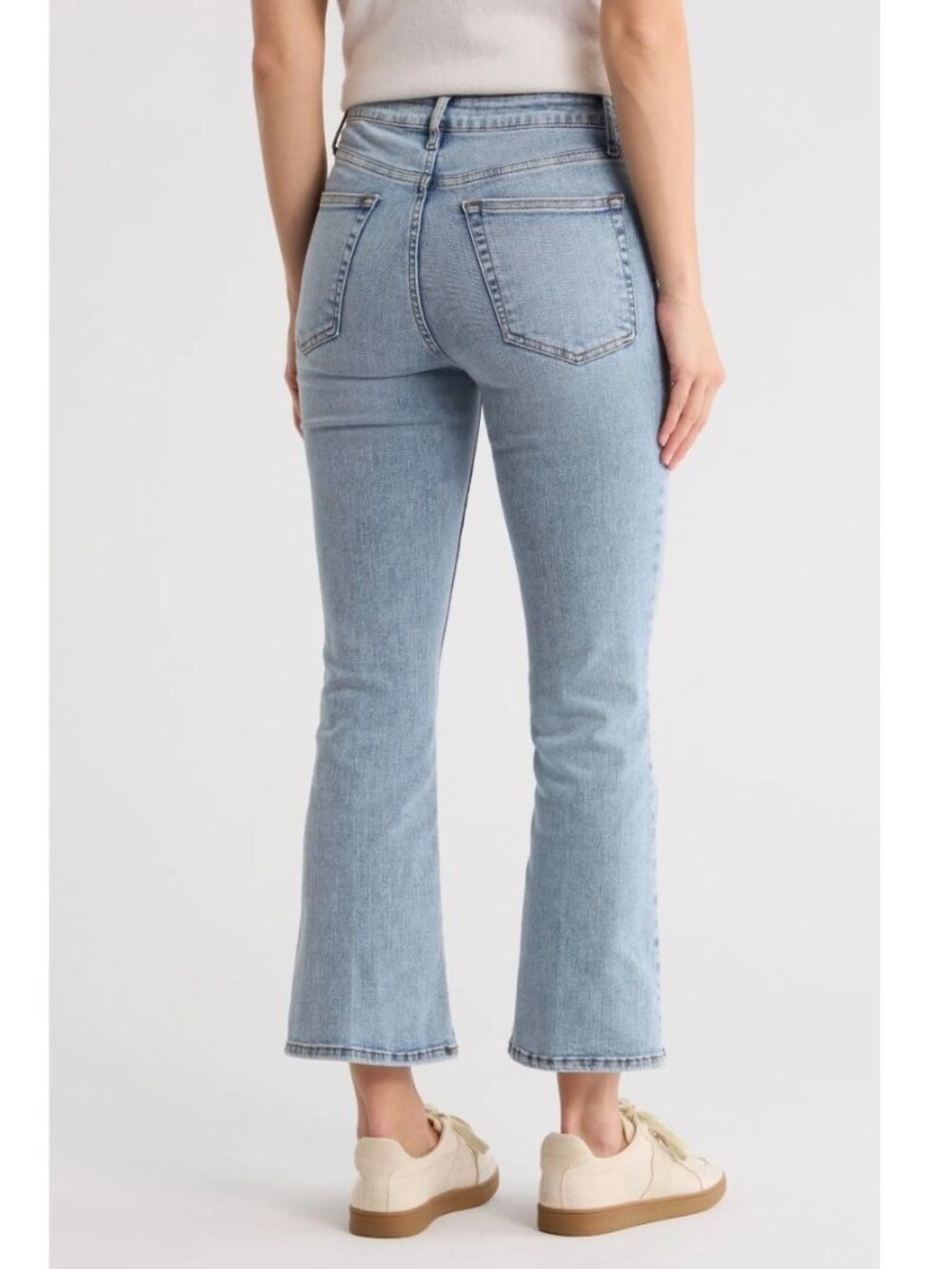 FRAME Denim Le Cropped Adagio Mini Boot Jean Blue Women's size 28 New with Tag - Picture 2 of 5